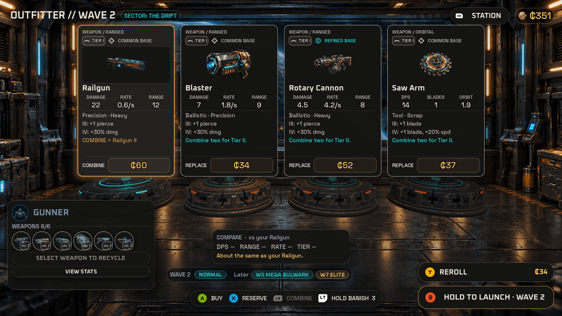 Screenshot: Build the next run
