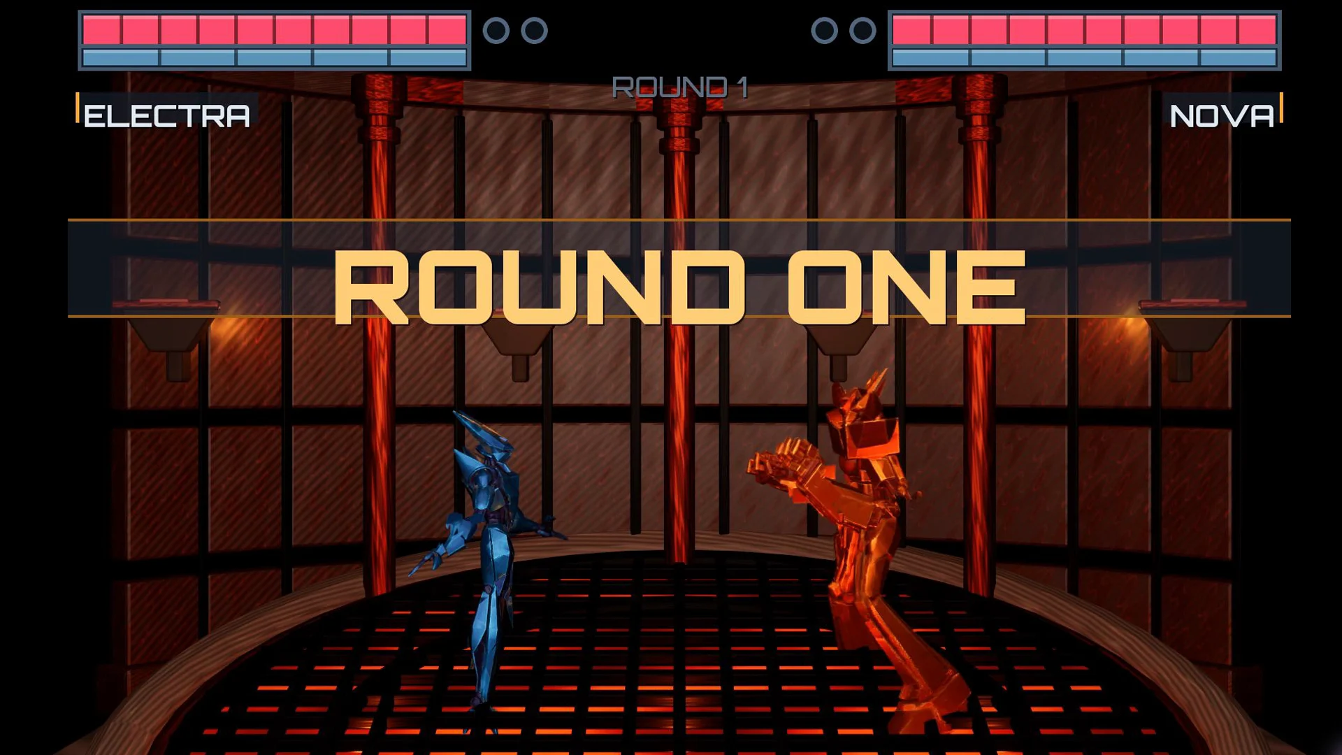 Electra and Nova face off at the start of round one