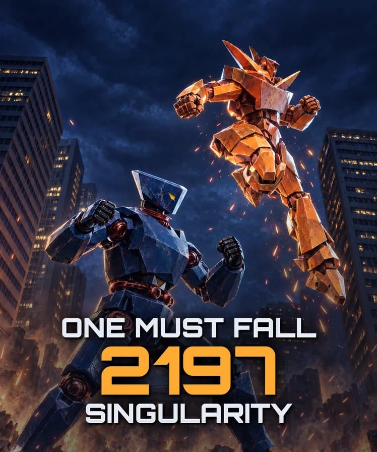 One Must Fall 2197: Singularity vertical key art